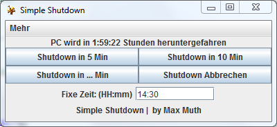 Simple Shutdown [Application]